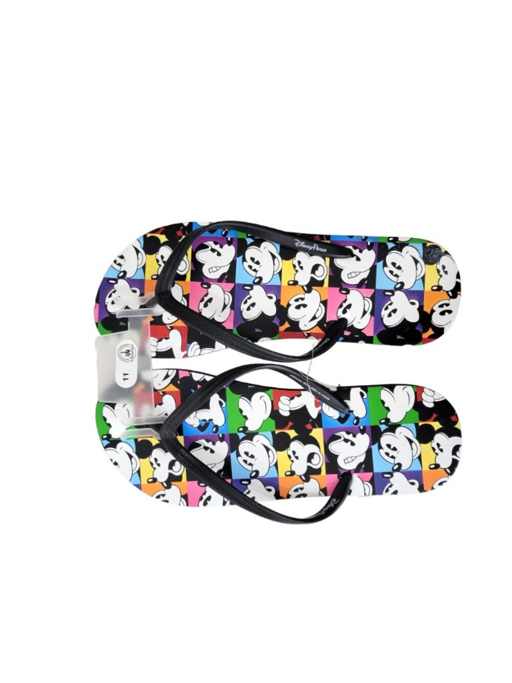 Mickey Mouse Disney Parks Flip Flops NEW Size 11 - Picture 4 of 7